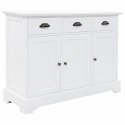 vidaXL Servantă cu 3 uși, 105 x 35 x 77, 5 cm, MDF și lemn de pin (245754) Comoda