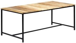 vidaXL Masă de bucătărie, 180x90x75 cm, lemn masiv de mango nefinisat (247810)