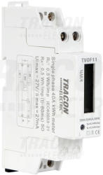  Tracon TVOF11 digitális fogyasztásmérő 1 fázis 5(40)A, 1 modul (TVOF11)