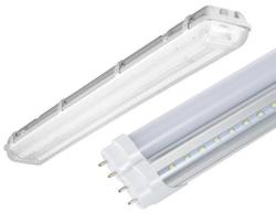 ДИАНИД Комплект 2 LED пури T8, 1500mm, 24W и влагозащитено тяло, IP65