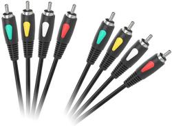 Cabletech Cablu 4rca-4rca 1m Eco-line Cabletech (kpo4003-1.0)
