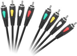 Cabletech Cablu 4rca-4rca 1.8m Eco-line Cabletech (kpo4003-1.8)