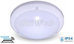  Dome Light MW Sensor kerek mennyezeti LED lámpa 16W melegfehér IP54, fehér V-TAC