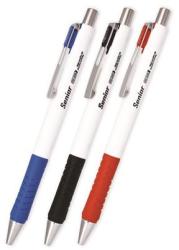 FlexOffice Golyóstoll, 0, 4 mm, nyomógombos, vegyes színű tolltest, FLEXOFFICE Senior , kék (FOGT026KV) - papirdepo