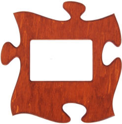 Batadecor Puzzle képkeret (mahagóni)