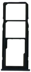 tel-szalk-014783 Samsung Galaxy M40 fekete SIM kártya tálca (2 SIM kártyás telefonokhoz) (tel-szalk-014783)
