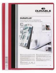 DURABLE Gyorsfűző PP A4 széles panorámás Durable Duraplus piros (DB257903)