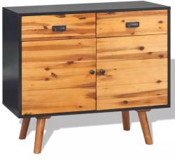vidaXL Servantă din lemn masiv de acacia, 90 x 33, 5 x 83 cm (245480) Comoda