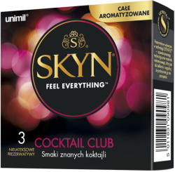 Skyn Cocktail izesített, latex mentes óvszer (3 db) - szeresdmagad