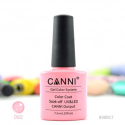 CANNI Oja semipermanenta Canni 092 light pink 7.3 ml