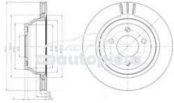 KRIEGER Disc frana BMW Seria 3 Compact (E46) (2001 - 2005) KRIEGER 0950004032