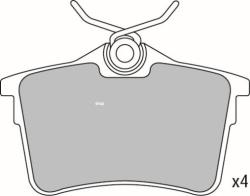 KRIEGER Set placute frana, frana disc CITROEN BERLINGO (B9) (2008 - 2016) KRIEGER 0950006358