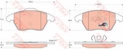 TRW Set placute frana, frana disc PEUGEOT 207 SW (WK) (2007 - 2016) TRW GDB1605