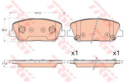 TRW Set placute frana, frana disc HYUNDAI i30 CW (GD) (2012 - 2016) TRW GDB3582
