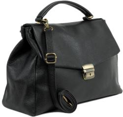 Manier Geanta dama piele neagra GF1944