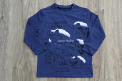 Rudi fashion Блуза с дълъг ръкав Dinosaur, 104, 110 /тъмно син/