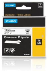 DYMO ID1 Permanent Polyester Black/White (GD18765)