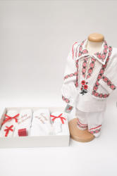 Magazin Traditional Set Traditional Botez - Costumas baiat Trusou baiat