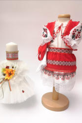 Magazin Traditional Set Traditional Botez - Costumas fetita Lumanare 4