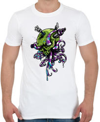 printfashion Octopus Tentacle - Férfi póló - Fehér (1786743)