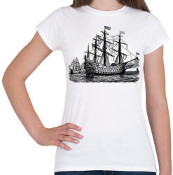 printfashion Hajó - Női póló - Fehér (1762717)