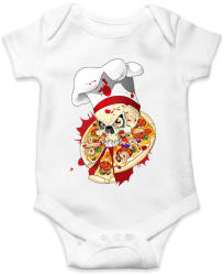 printfashion Pizza Koponya Szakács - Baba Body - Fehér (1785969)