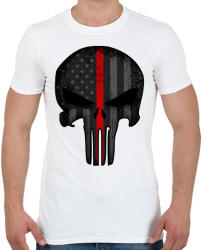 printfashion punisher - Férfi póló - Fehér (1764008)