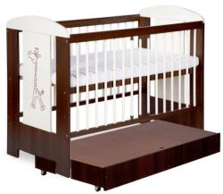Klups Little Giraffe wenge + sertar