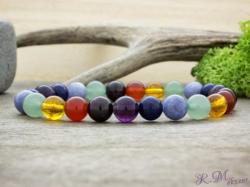 R. M. ékszer Csakra ásvány karkötő (2871-RM-18)