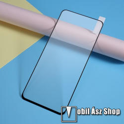SAMSUNG Galaxy A80, Galaxy A90, Üvegfólia, 9H, 0, 33mmm, Full glue, Full cover, Fekete