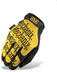Mechanix Wear Mechanix Original mănuși tactice galbene cu scris negru