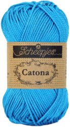Scheepjes Catona 146 Vivid Blue - élénk kék pamut fonal