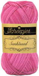 Scheepjes Sunkissed 20 Beach Hut Pink - rózsaszín pamut fonal