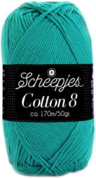 Scheepjes Cotton8 - 723 - türkizkék pamut fonal