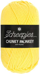 Scheepjes Chunky Monkey 1263 Lemon - citromsárga akril fonal