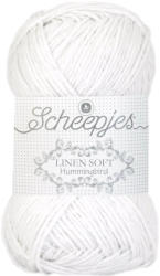 Scheepjes Linen Soft 630 - fehér len tartalmú fonal