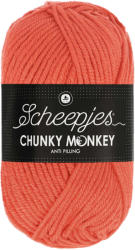 Scheepjes Chunky Monkey 1132 Coral - korall piros akril fonal