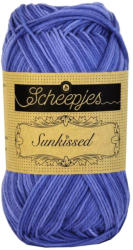 Scheepjes Sunkissed 05 Seaside - tengerkék pamut fonal