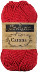 Scheepjes Catona 192 Scarlet - skarlátvörös pamut fonal