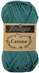 Scheepjes Catona 391 Deep Ocean Green - mélyzöld pamut fonal