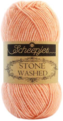 Scheepjes Stone Washed 834 Morganite - barackrózsaszín pamut keverék fonal