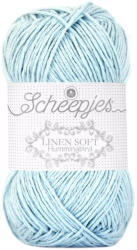 Scheepjes Linen Soft 629 - halványkék len tartalmú fonal