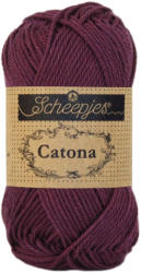 Scheepjes Catona 394 Shadow Purple - sötét bíbor pamut fonal