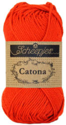 Scheepjes Catona 390 Poppy Rose - pipacs piros pamut fonal