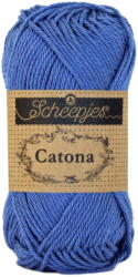 Scheepjes Catona 261 Capri Blue - kék pamut fonal