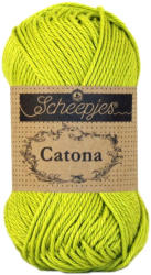 Scheepjes Catona 245 Green Yellow - sárgászöld pamut fonal