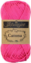 Scheepjes Catona 114 Shocking Pink - élénk pink pamut fonal