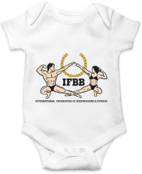 printfashion IFBB_logo - Baba Body - Fehér (1791699)