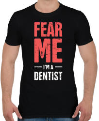 printfashion Walking dead fogorvos - Férfi póló - Fekete (1815390)