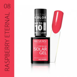 REVERS COSMETICS Lac de unghii Solar Gel 3 in 1 Revers 08 Raspberry Eternal 12 ml